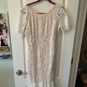 lulus white dress perfect for bridal shower